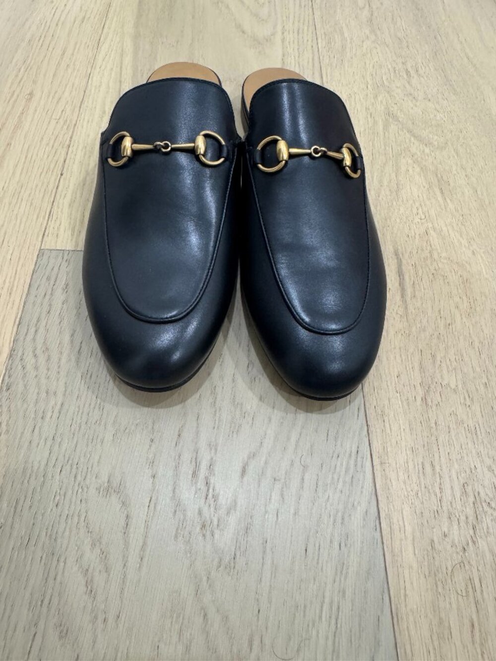 Never Worn Gucci Princetown Horsebit Leather Mule